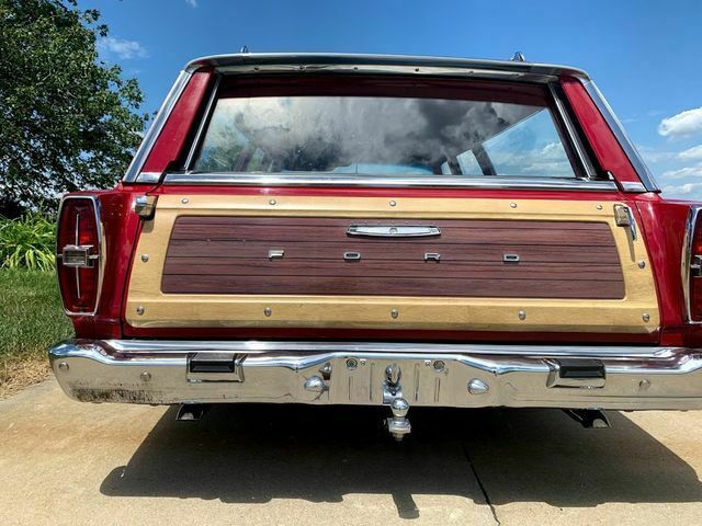 1966 Red Ford Galaxie Wagon