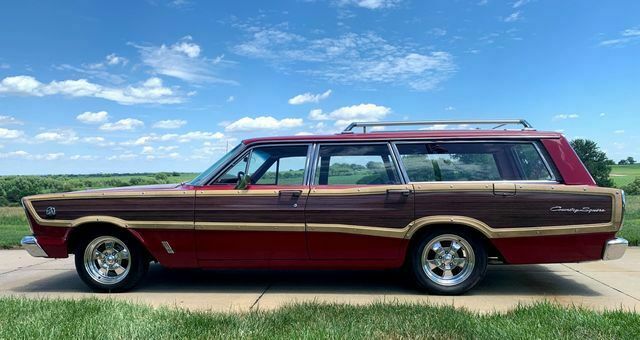 1966 Red Ford Galaxie Wagon