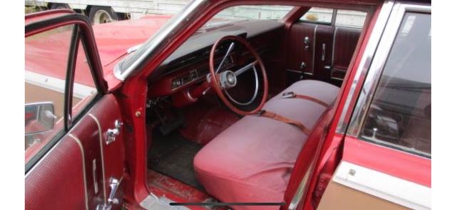 1966 RED Ford Galaxie Wagon