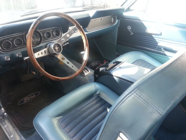 1966 White Ford Mustang Coupe