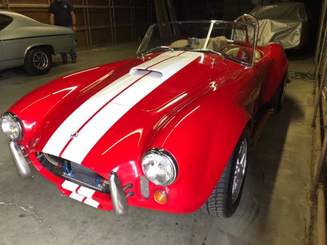 1966 Red Ford Mustang Roadster