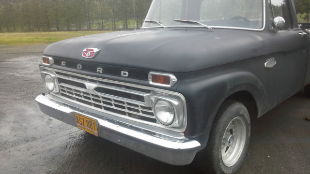 1966 Black Primer Ford F-100