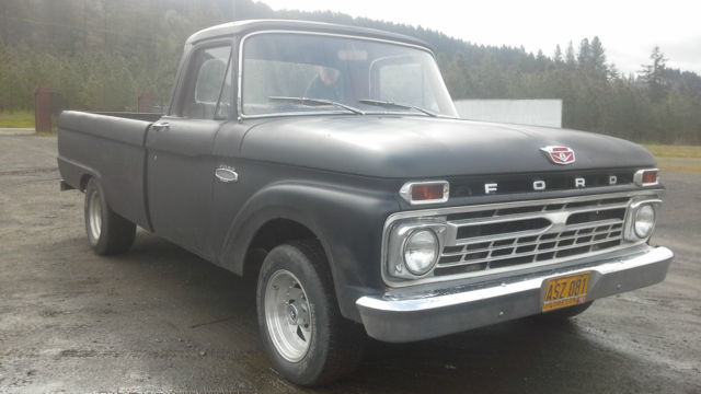1966 Black Primer Ford F-100