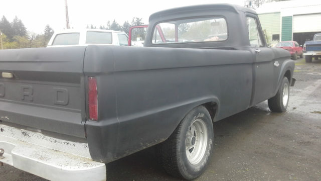 1966 Black Primer Ford F-100