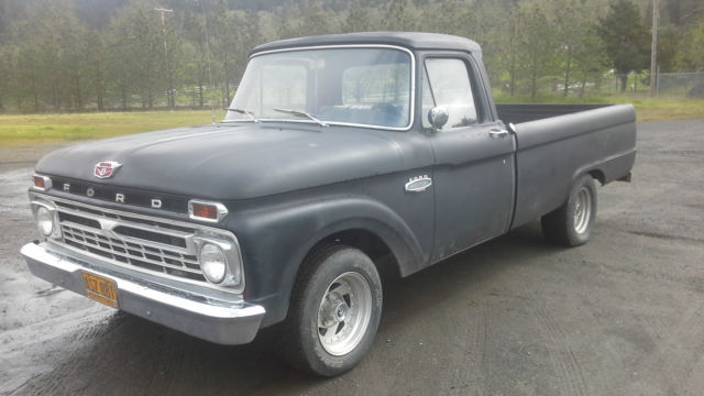 1966 Black Primer Ford F-100