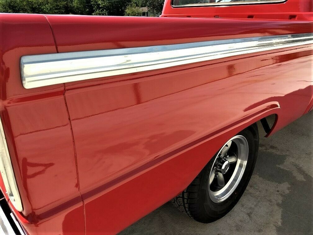 1966 Red Ford F-100 Standard Cab Pickup