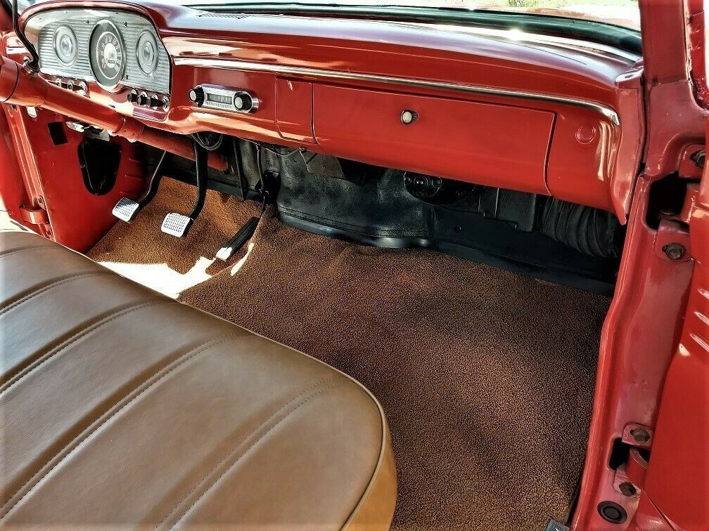 1966 Red Ford F-100 Standard Cab Pickup