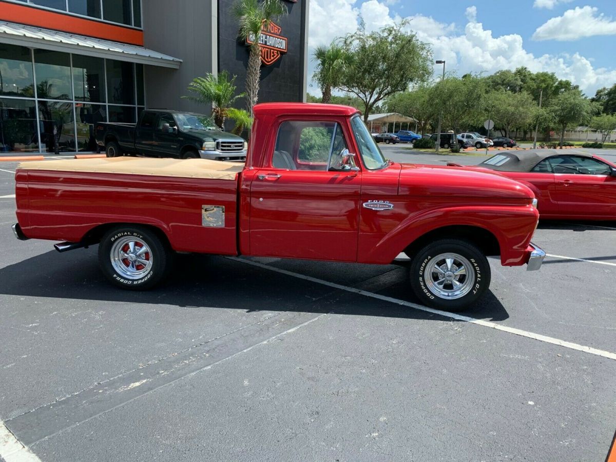 1966 Red Ford F-100