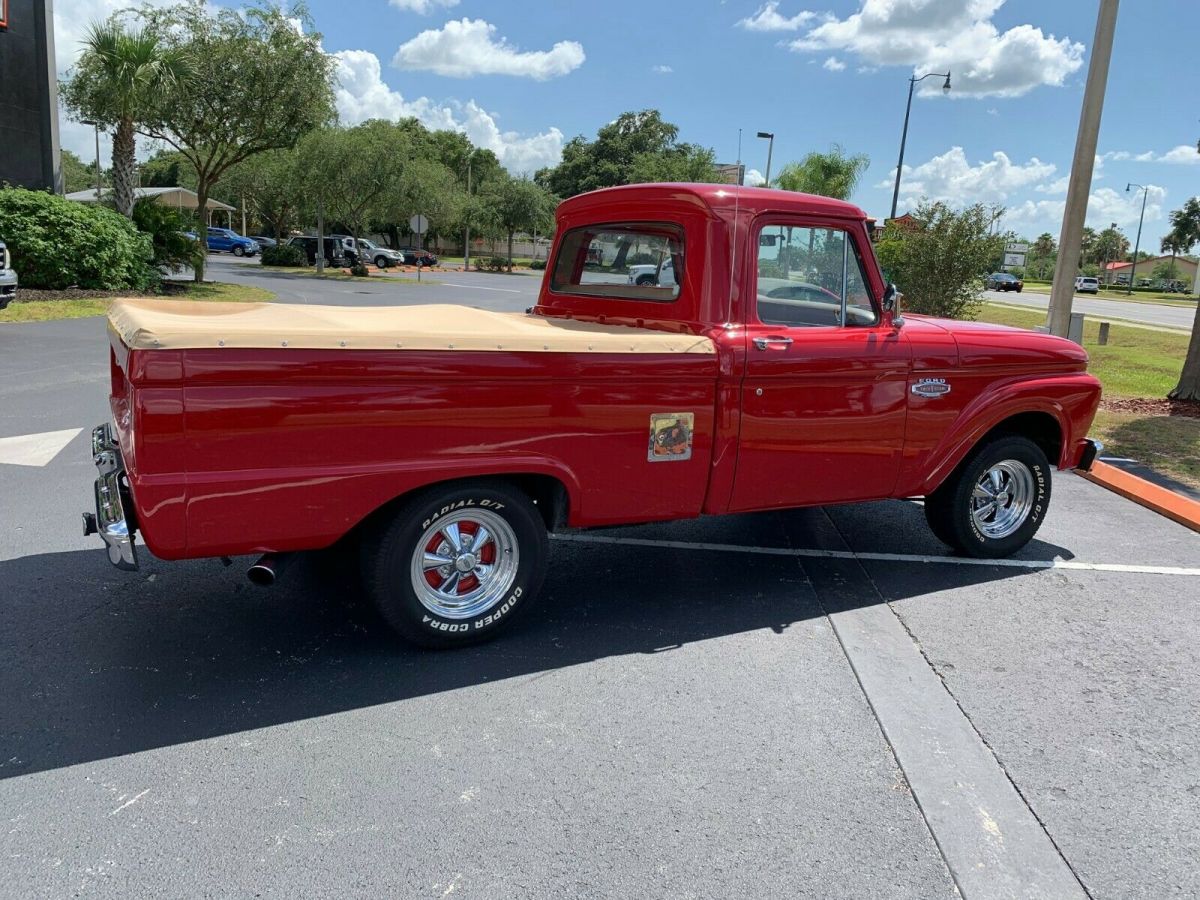 1966 Red Ford F-100