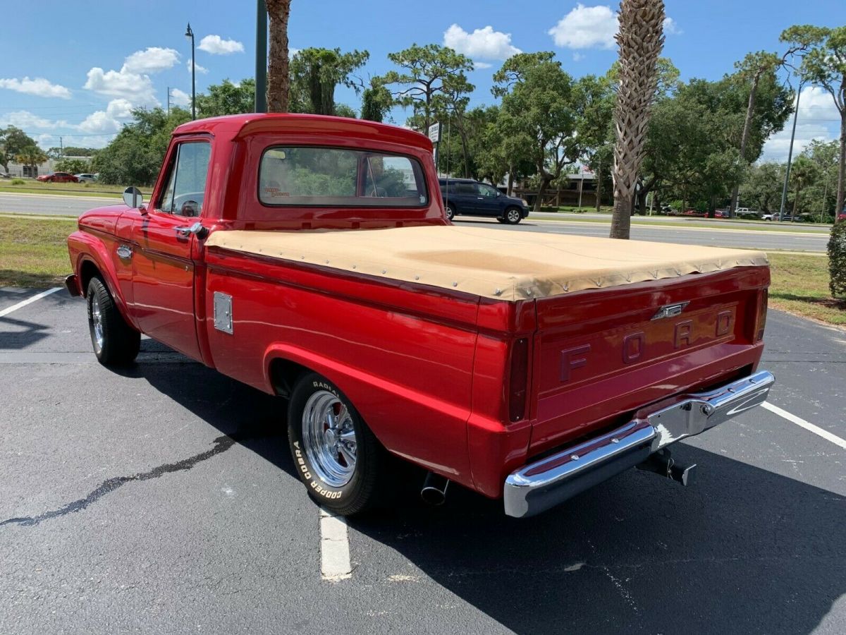 1966 Red Ford F-100