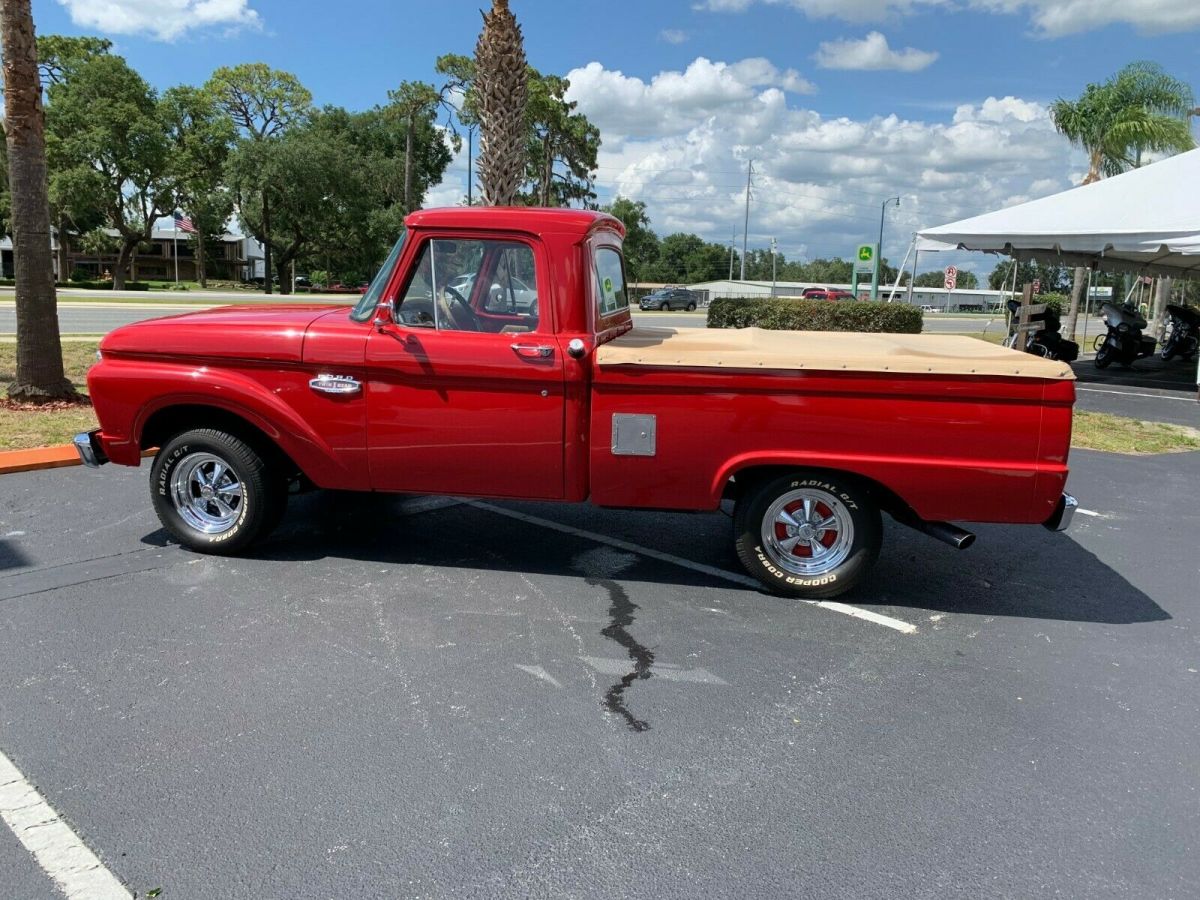 1966 Red Ford F-100