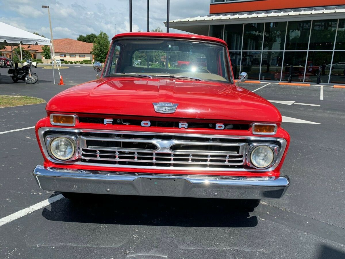 1966 Red Ford F-100