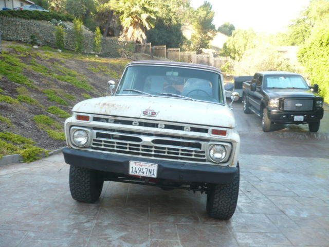 1966 White Ford F-150 Standard Cab Pickup