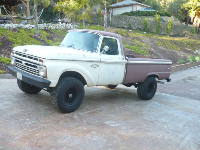 1966 White Ford F-150 Standard Cab Pickup