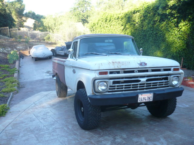 1966 White Ford F-150 Standard Cab Pickup