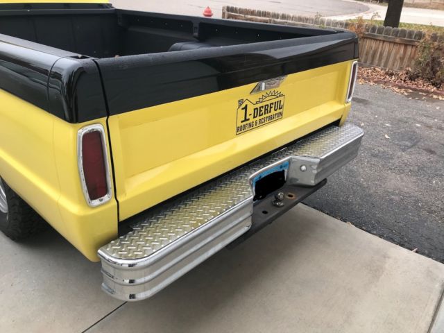 1966 Black and Yellow Ford F-100 Standard Cab Pickup