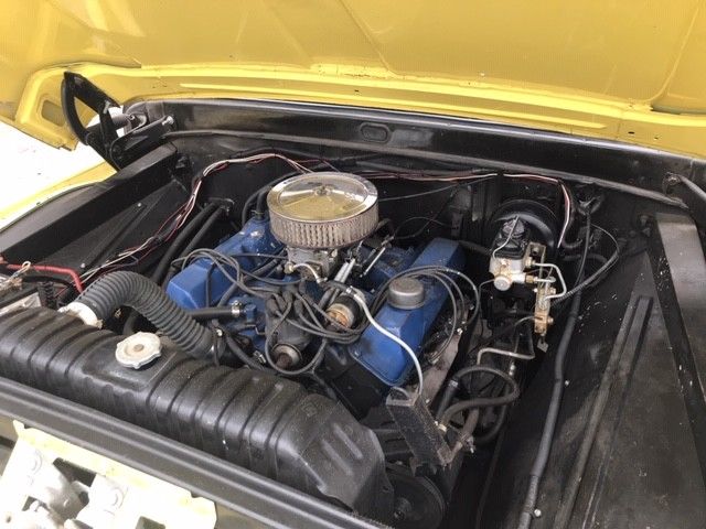 1966 Black and Yellow Ford F-100 Standard Cab Pickup