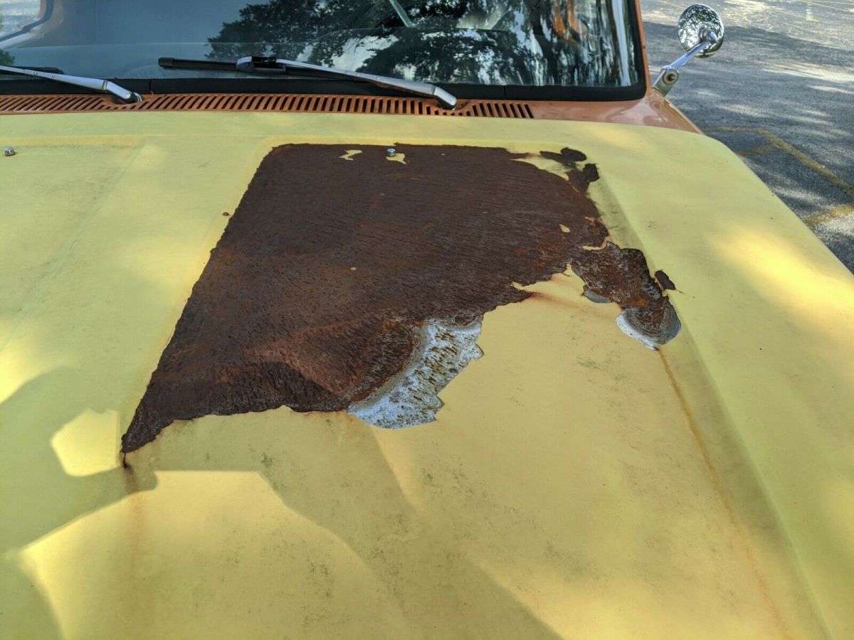 1966 Orange Ford F-100 Standard Cab Pickup