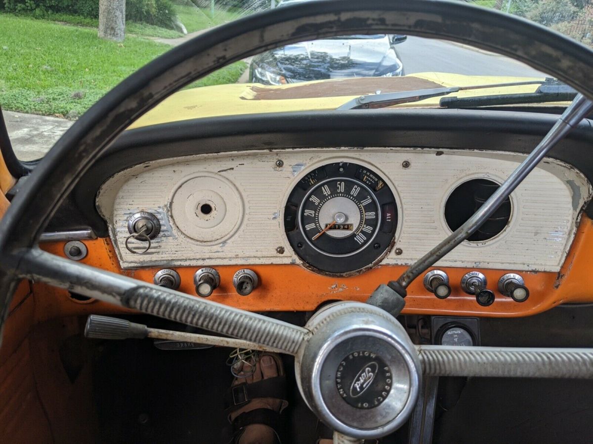 1966 Orange Ford F-100 Standard Cab Pickup
