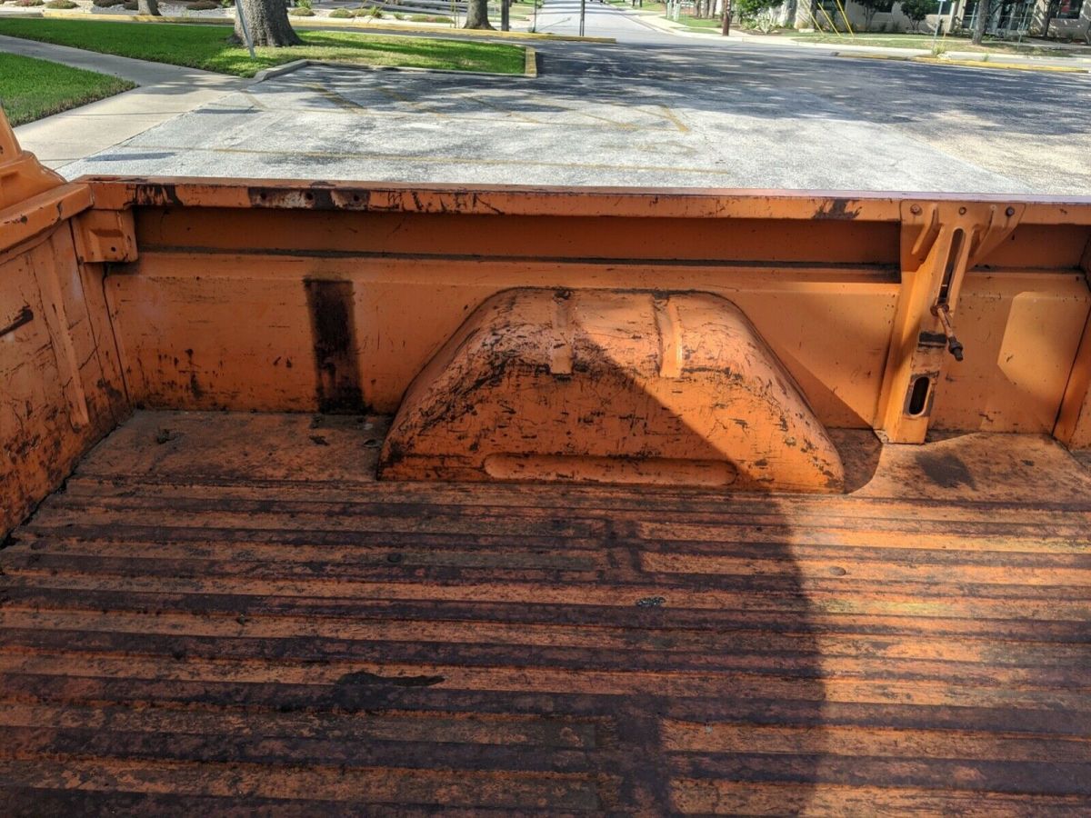 1966 Orange Ford F-100 Standard Cab Pickup