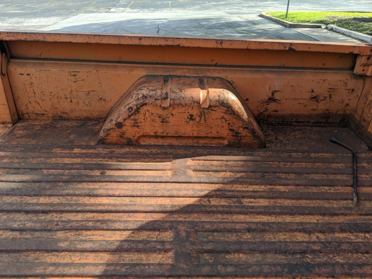 1966 Orange Ford F-100 Standard Cab Pickup