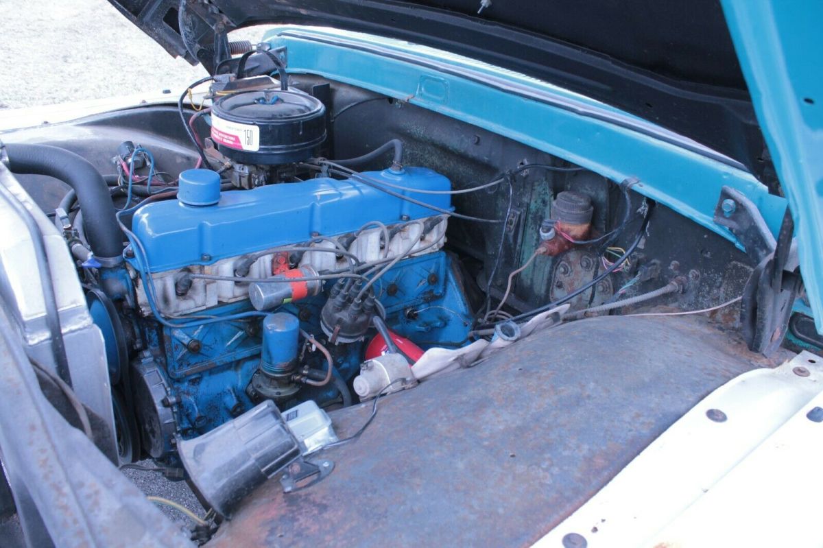 1966 Blue Ford F-100 Standard Cab Pickup