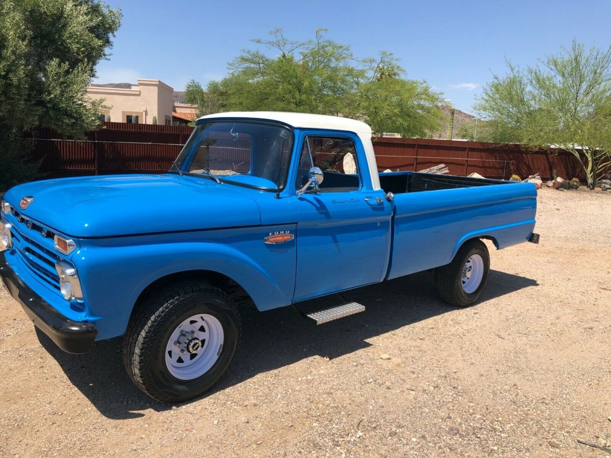 1966 Blue Ford F-100 Pickup Truck