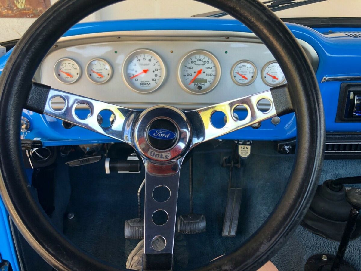 1966 Blue Ford F-100 Pickup Truck