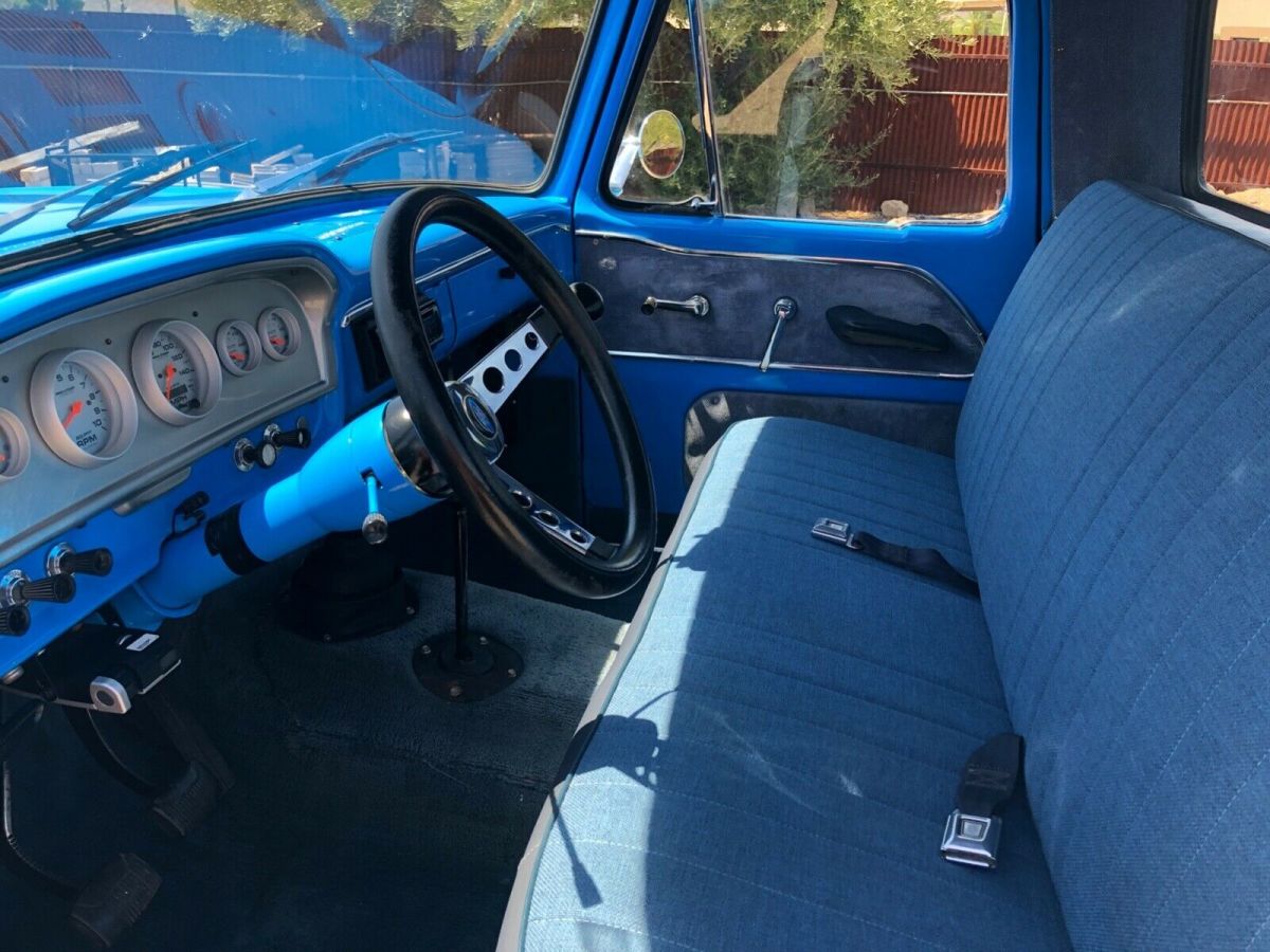 1966 Blue Ford F-100 Pickup Truck