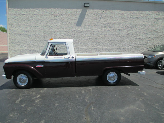 1966 Red Ford F-100