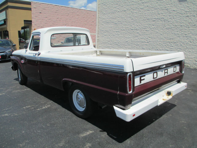 1966 Red Ford F-100