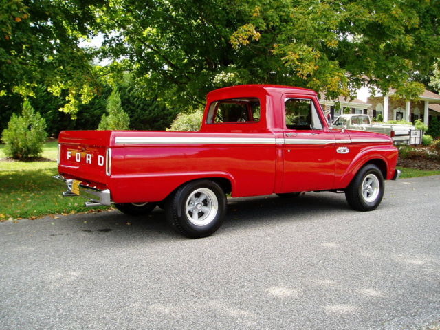 1966 Red Ford F-100 Regular Cab Pickup