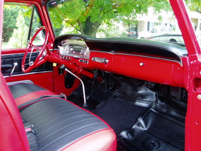 1966 Red Ford F-100 Regular Cab Pickup