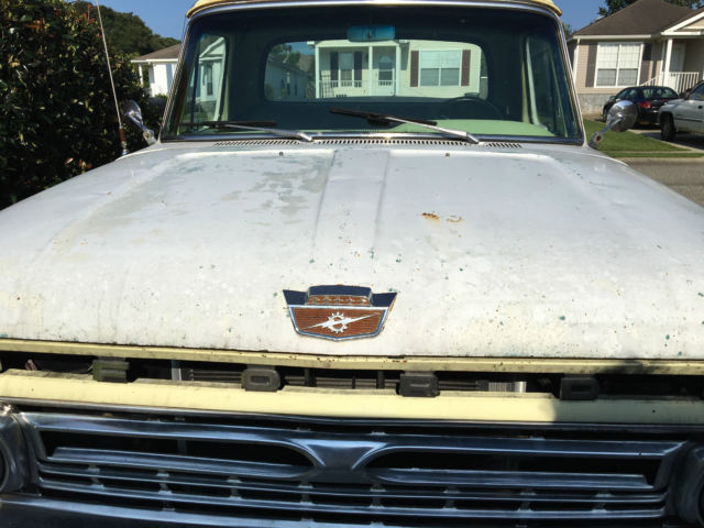 1966 Springtime Yellow Ford F-100 Custom Cab