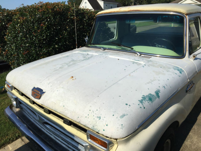 1966 Springtime Yellow Ford F-100 Custom Cab