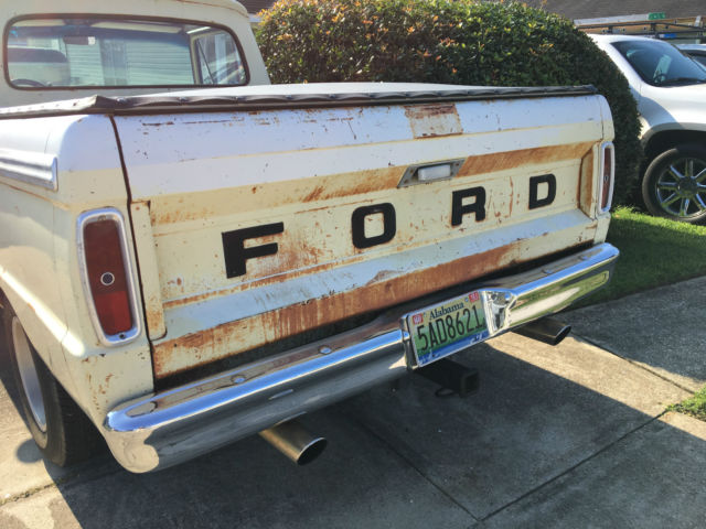 1966 Springtime Yellow Ford F-100 Custom Cab