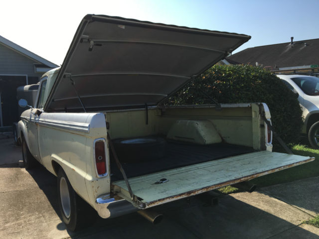 1966 Springtime Yellow Ford F-100 Custom Cab