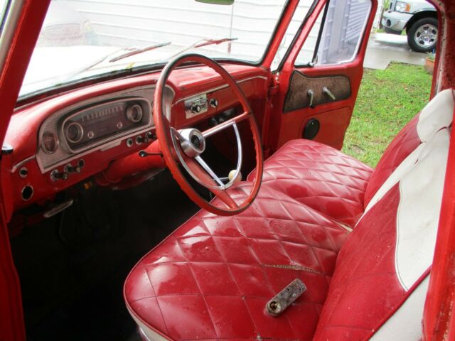 1966 Red/White Ford F-100 Standard Cab Pickup