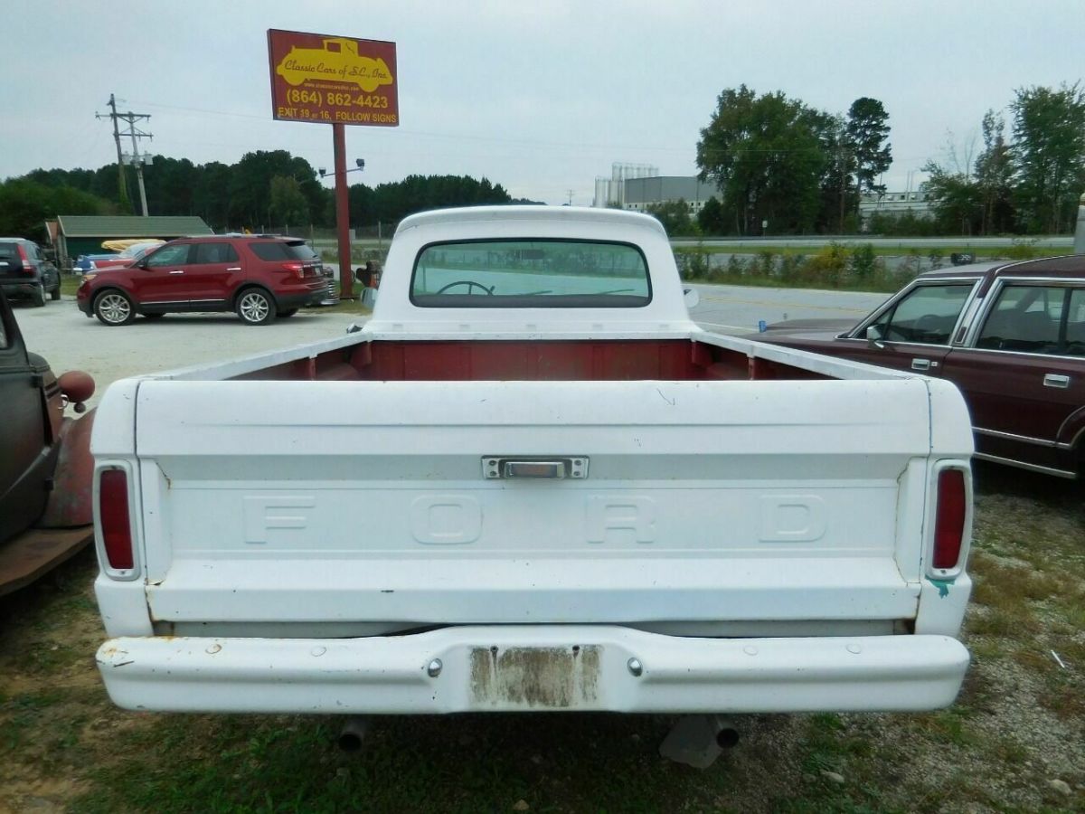 1966 White Ford F-100 Pickup Truck