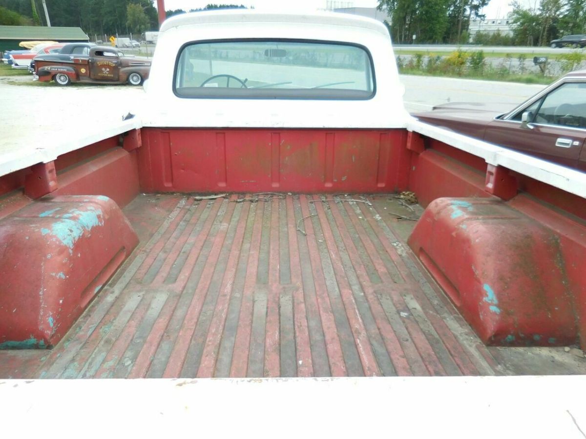 1966 White Ford F-100 Pickup Truck