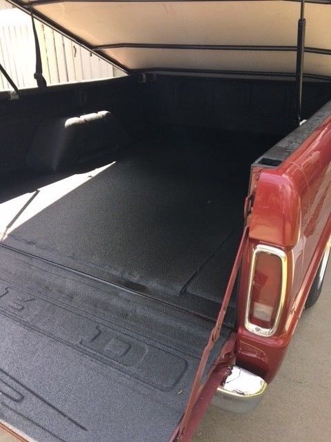 1966 Burgundy Ford F-100 Extended Cab Pickup