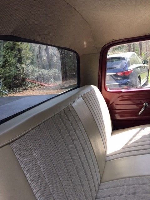 1966 Burgundy Ford F-100 Extended Cab Pickup