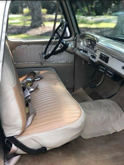 1966 Tan Ford F-100 Pickup Truck