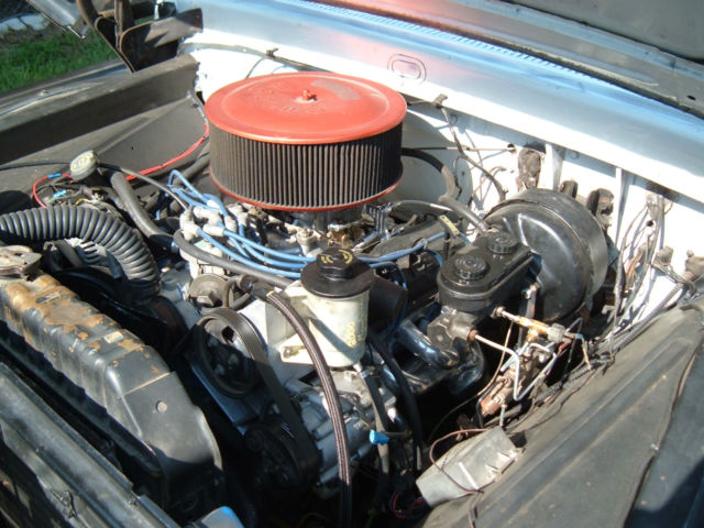 1966 White & Oyster Ford F-100 2-door