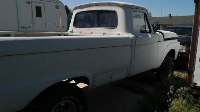 1966 Gray Ford F-100 Standard Cab Pickup