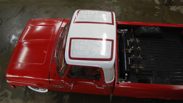 1966 Red Ford F-100 Standard Cab Pickup