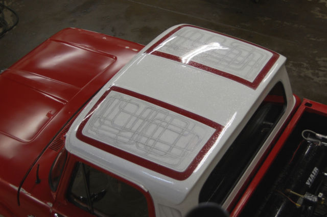 1966 Red Ford F-100 Standard Cab Pickup