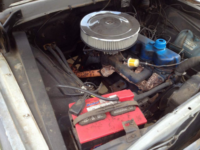 1966 Black Ford F-100 Standard Cab Pickup