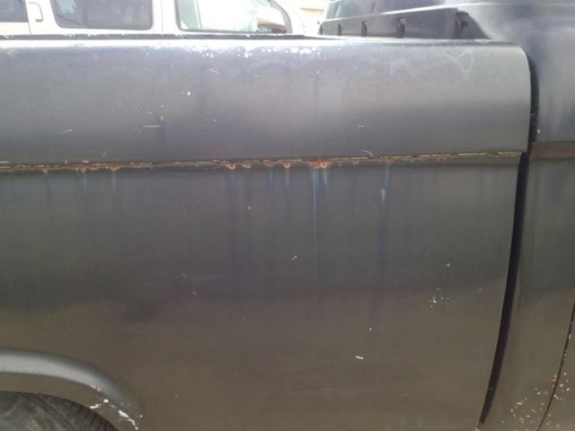 1966 Black Ford F-100 Standard Cab Pickup