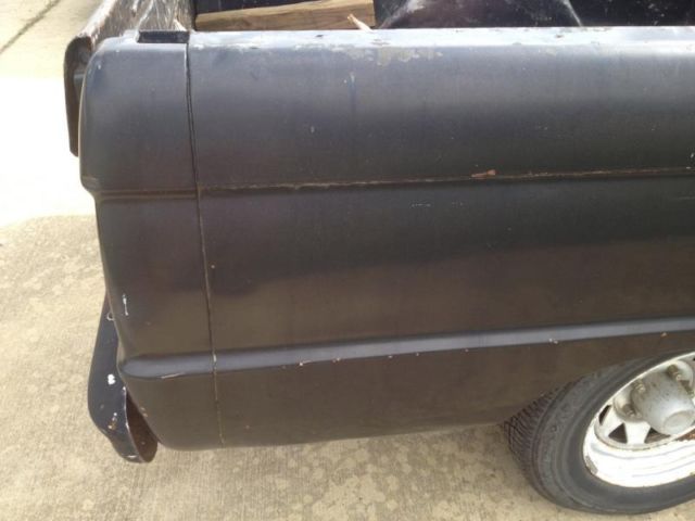 1966 Black Ford F-100 Standard Cab Pickup